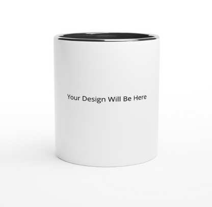 Personalized Color Inside Mug | Custom Line Art Ceramic Mug