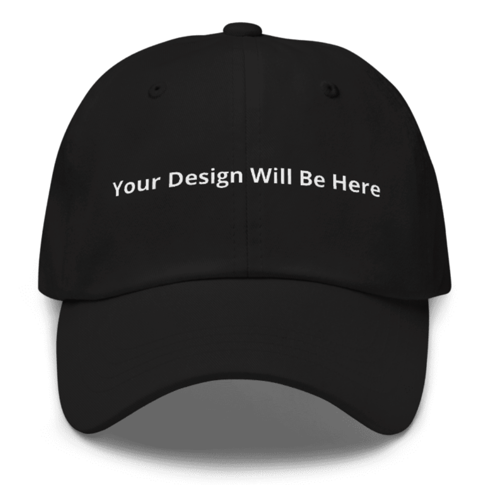 Personalized Dad Hat | Custom Line Art Cotton Cap