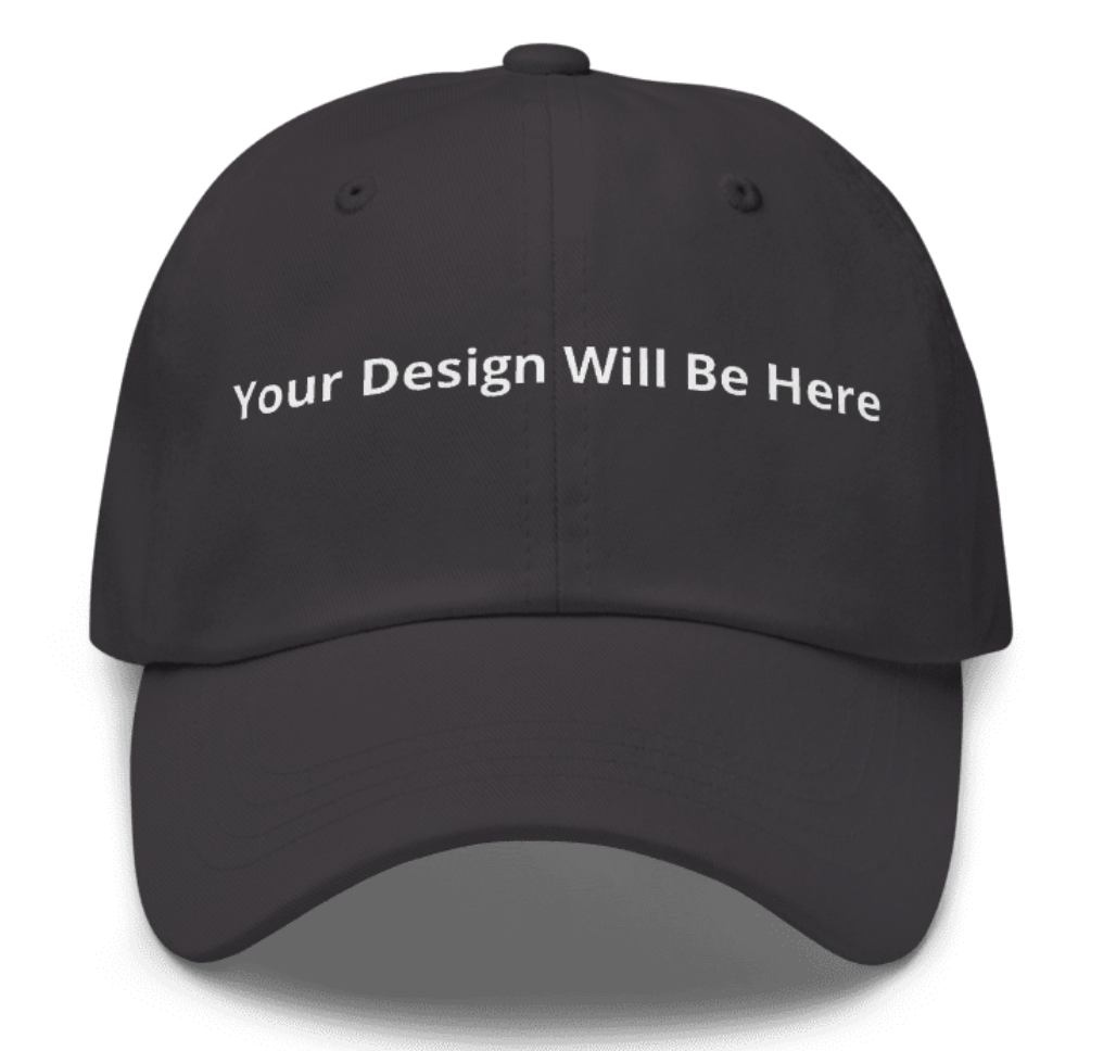 Personalized Dad Hat | Custom Line Art Cotton Cap