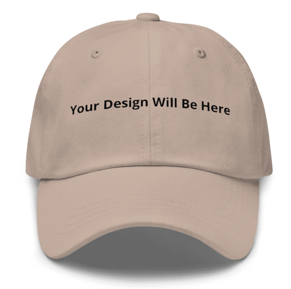 Personalized Dad Hat | Custom Line Art Cotton Cap