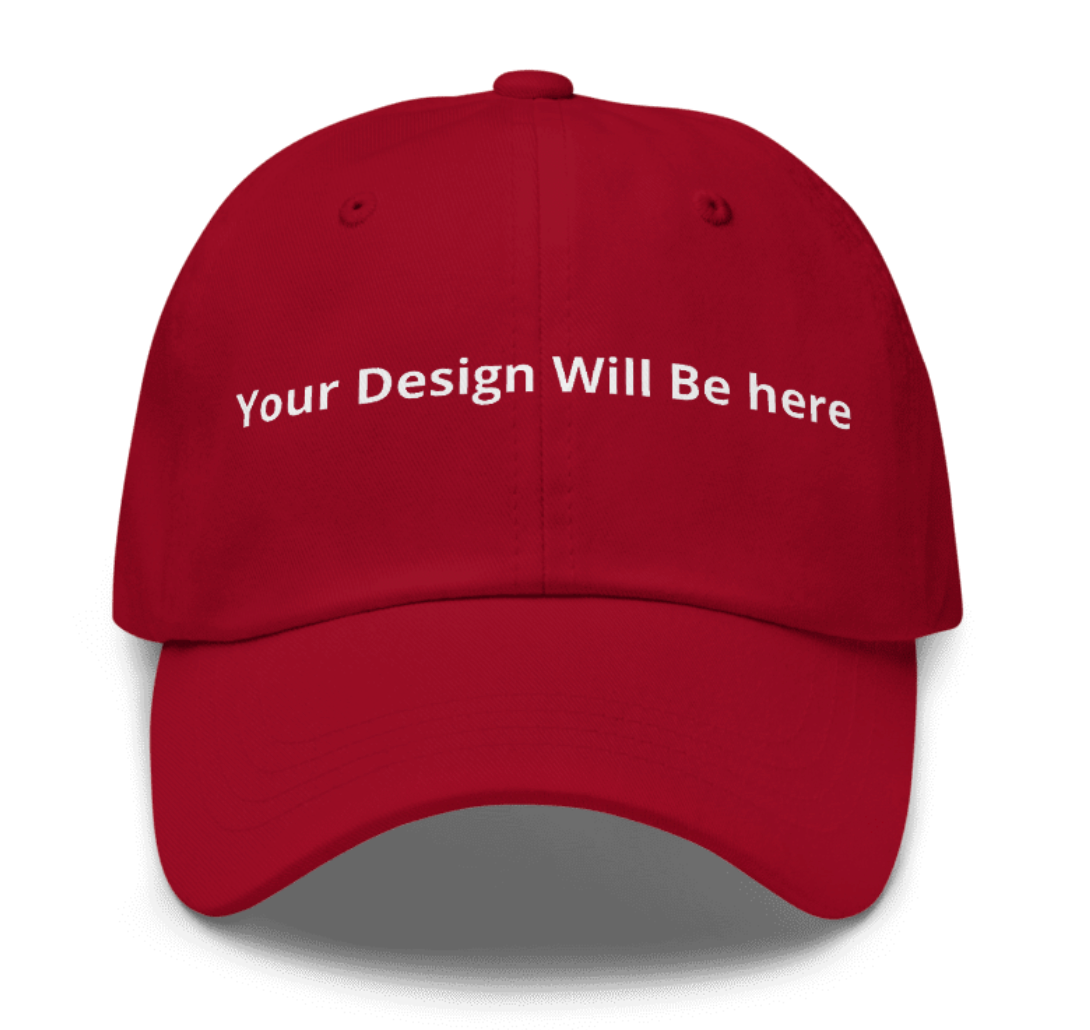 Personalized Dad Hat | Custom Line Art Cotton Cap