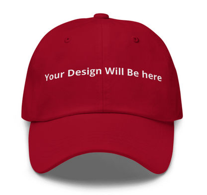 Personalized Dad Hat | Custom Line Art Cotton Cap