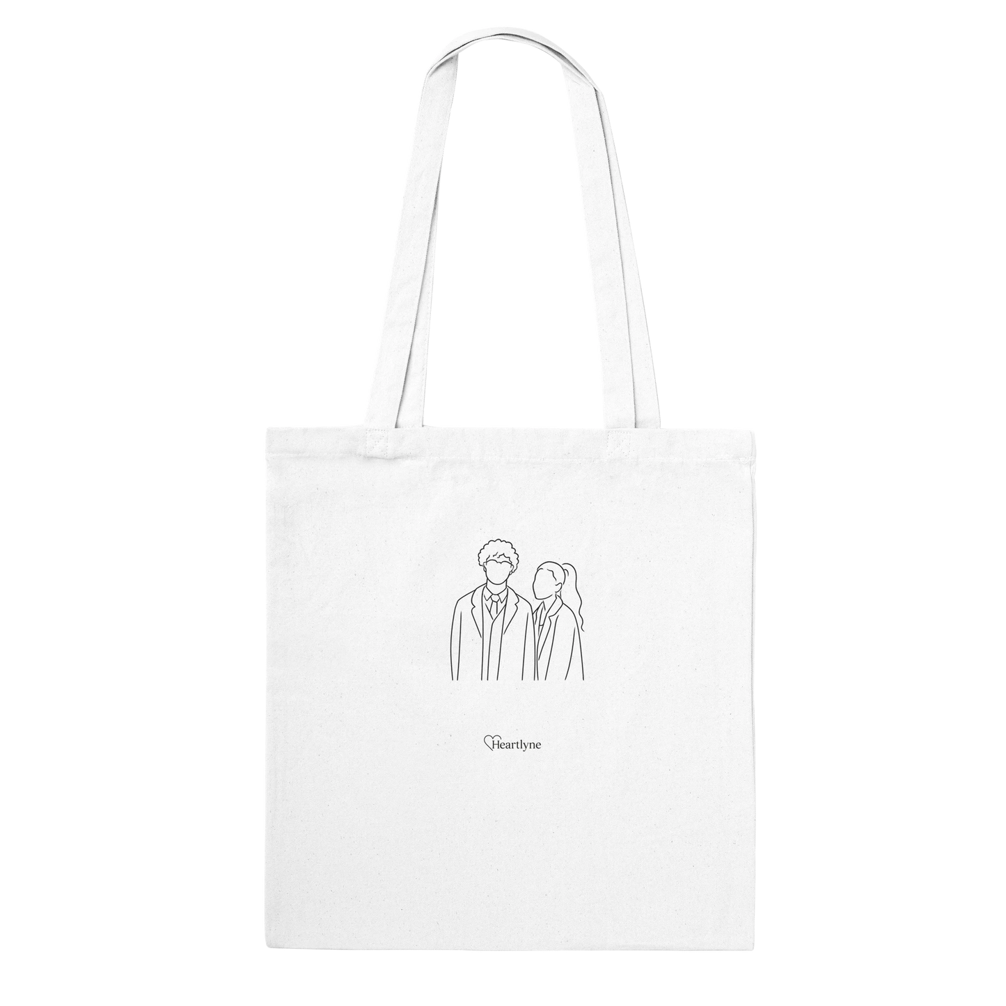 Personalized Tote Bag | Custom Line Art Cotton Bag