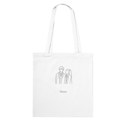 Personalized Tote Bag | Custom Line Art Cotton Bag
