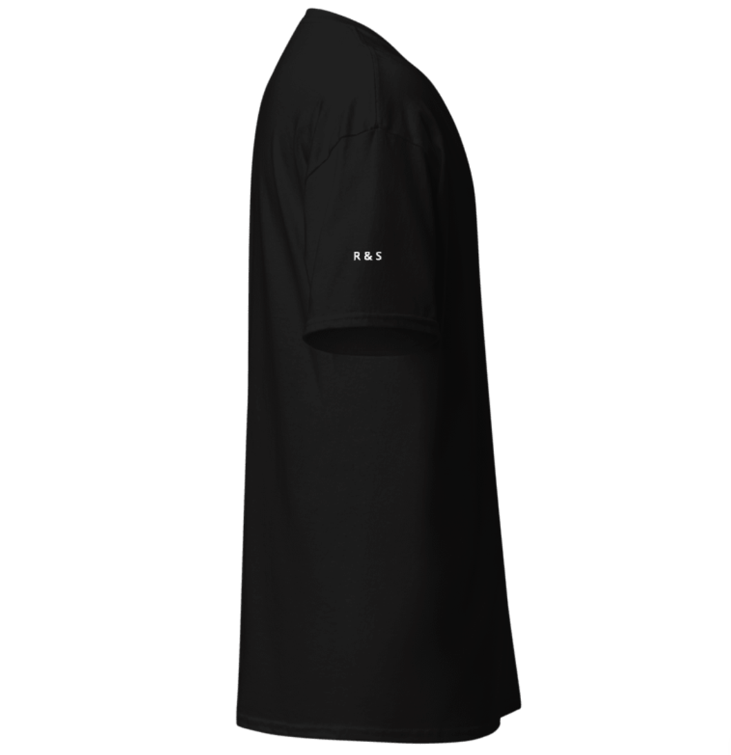 T-shirt personalizada com arte linear | T-shirt minimalista de algodão personalizada