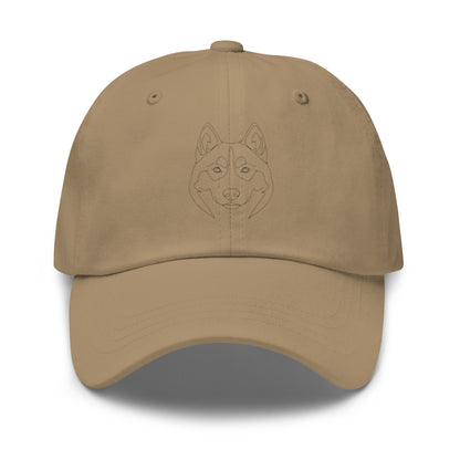 Personalized Dad Hat | Custom Line Art Cotton Cap