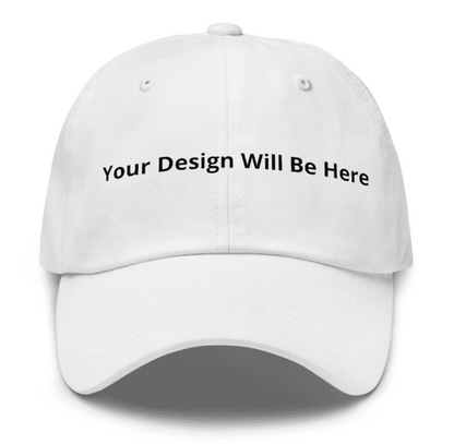 Personalized Dad Hat | Custom Line Art Cotton Cap