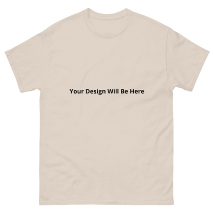 T-shirt personalizada com arte linear | T-shirt minimalista de algodão personalizada