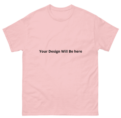 T-shirt personalizada com arte linear | T-shirt minimalista de algodão personalizada