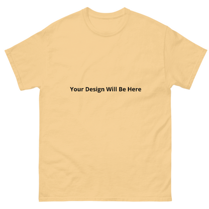 T-shirt personalizada com arte linear | T-shirt minimalista de algodão personalizada