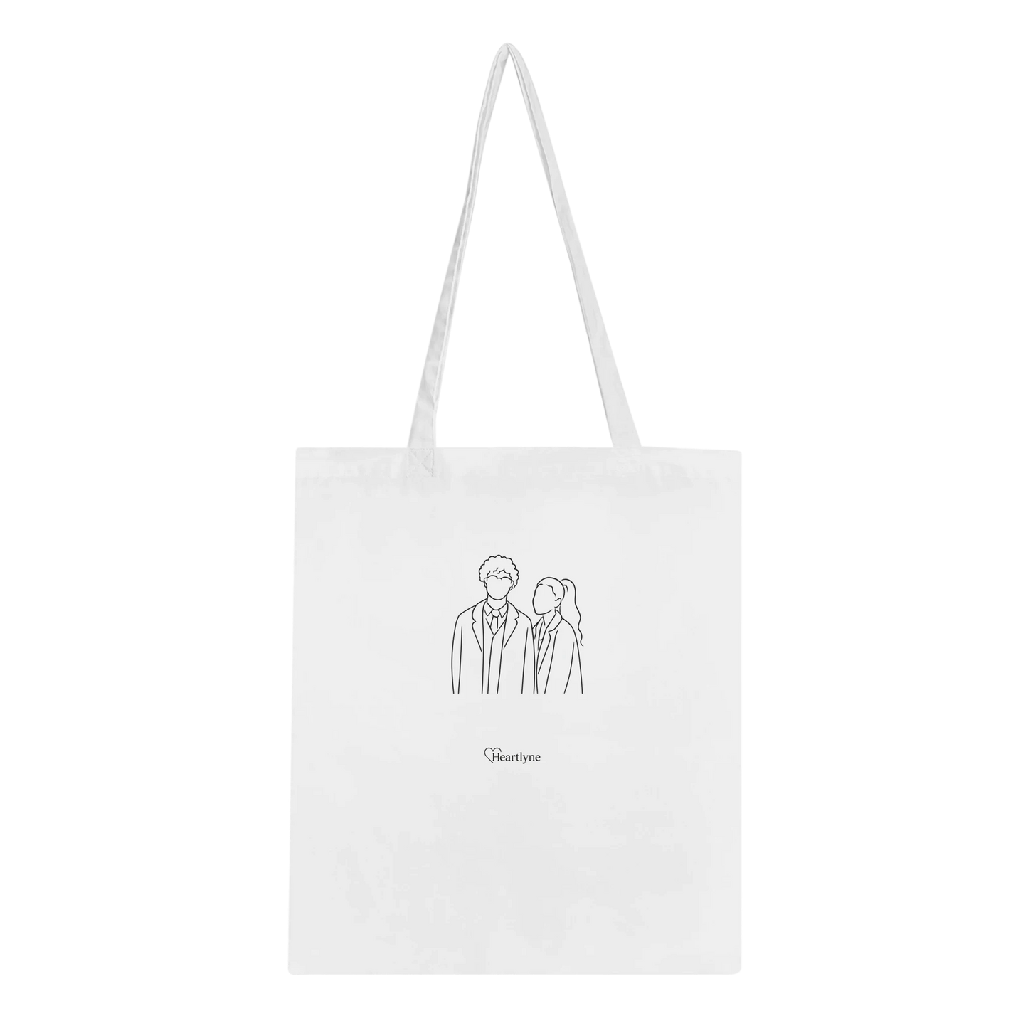 Personalized Tote Bag | Custom Line Art Cotton Bag