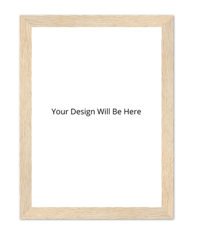 Poster emoldurado personalizado | Arte de parede personalizada em estilo linear