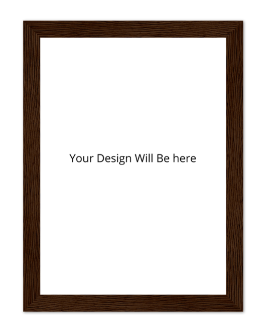 Poster emoldurado personalizado | Arte de parede personalizada em estilo linear