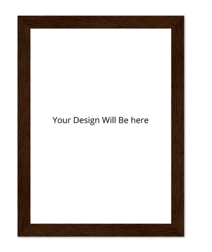 Poster emoldurado personalizado | Arte de parede personalizada em estilo linear